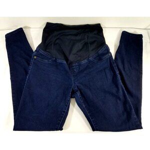ISABEL Women's MATERNITY Jeans sz 2/26R (29") Dark Wash Jeggings Over Belly Fit